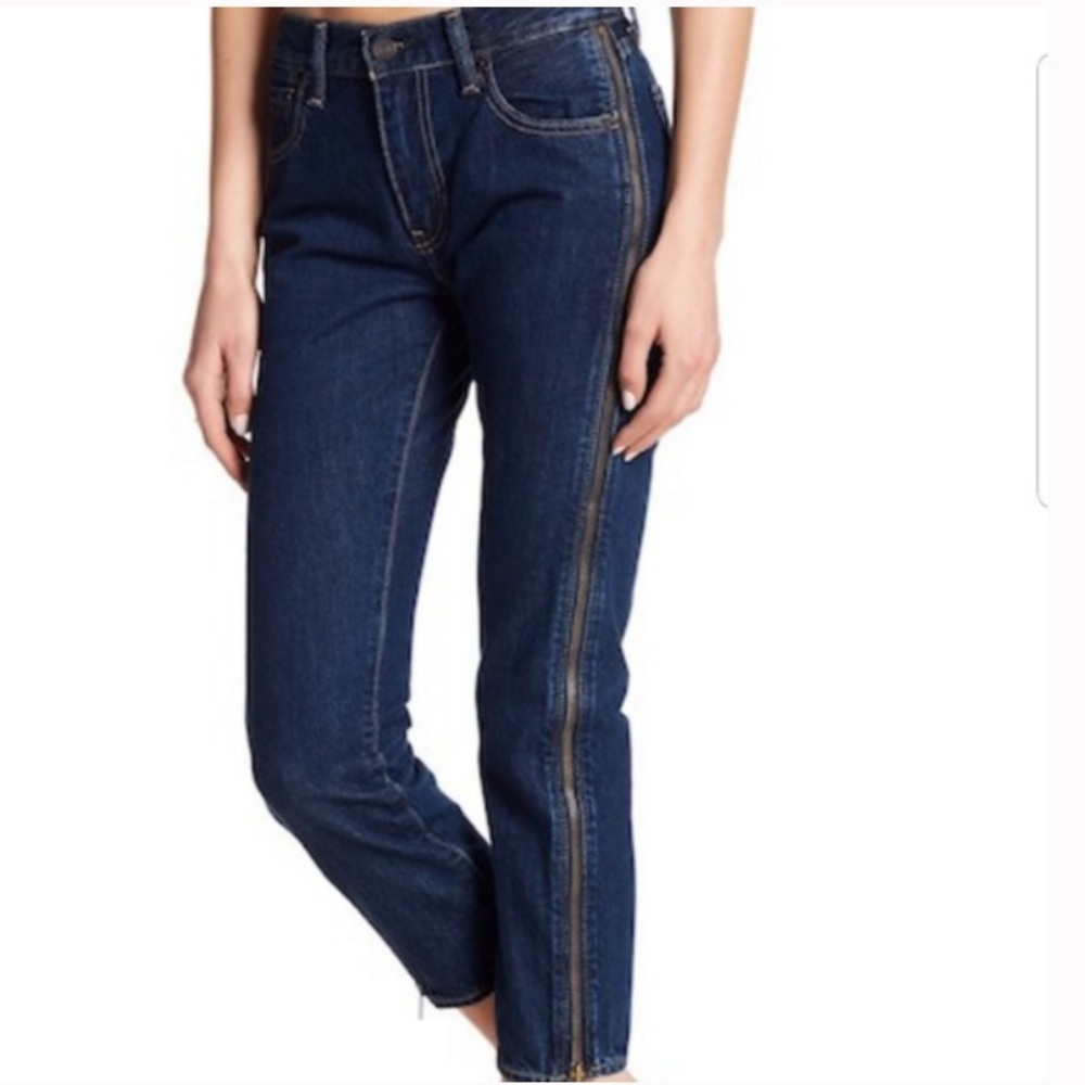 NWT Levi's Straight Leg Full Side Zip 505 C Jeans